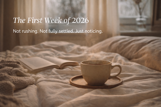 slow morning reflection first week of the new year cozy ritual
