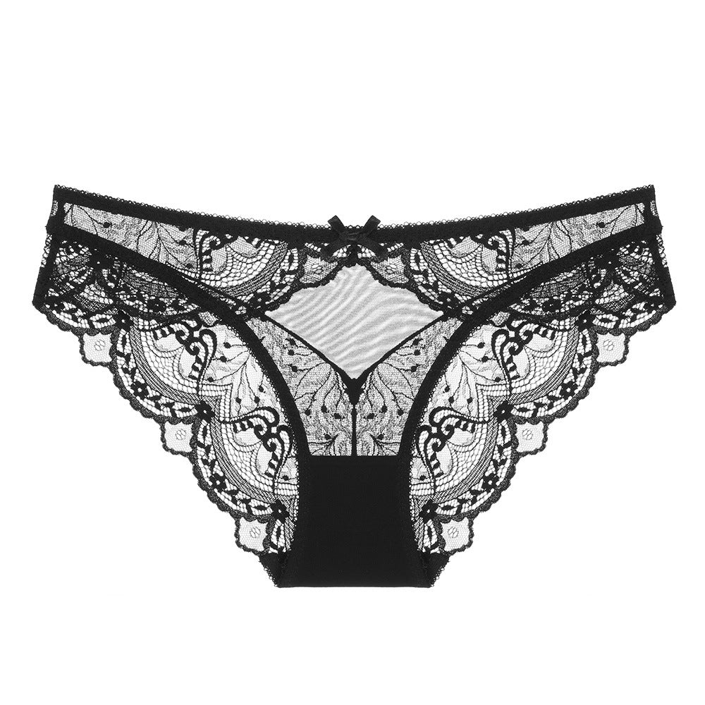Lace Whisper – Breathable Low-Rise Briefs [NK9241]